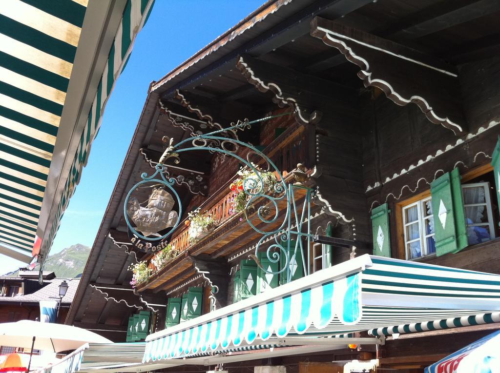 Auberge De La Poste Les Diablerets Esterno foto