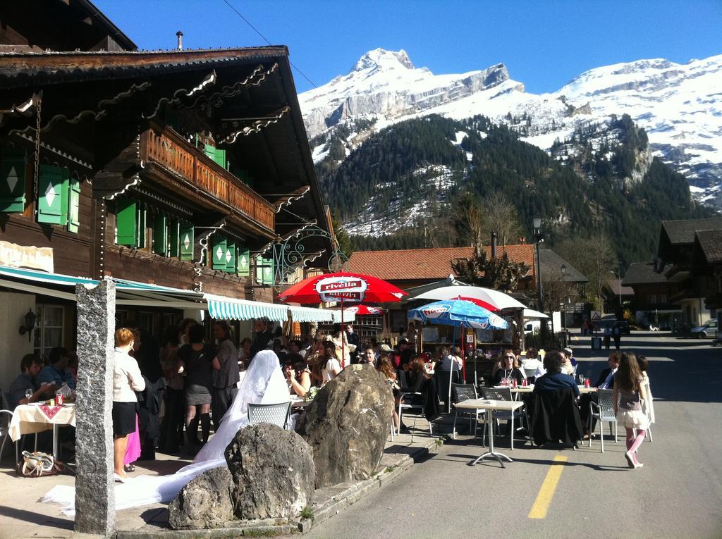 Auberge De La Poste Les Diablerets Esterno foto
